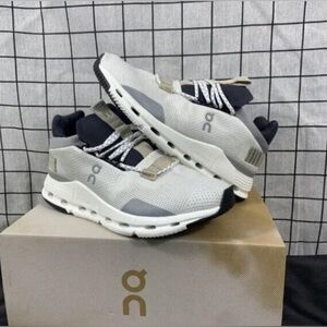 ON Running Cloud Cloudnova Women's White Sand Running Sneakers